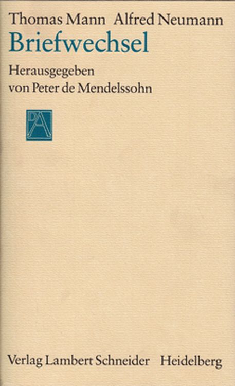 Produktbild: Thomas Mann - Alfred Neumann