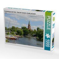Produktbild: CALVENDO Puzzle Brandenburg an der Havel - Stadt der Flussarme, Kan&auml;le und Inseln | 1000 Teile Lege-Gr&ouml;&szlig;e 64x48cm Foto-Puzzle f&uuml;r gl&uuml;ckliche Stunden