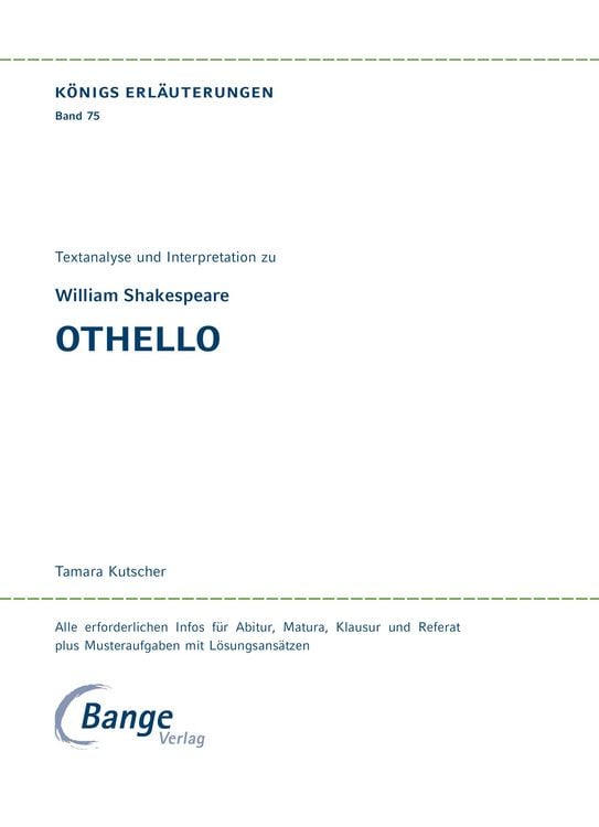 Produktbild: Othello von William Shakespeare.
