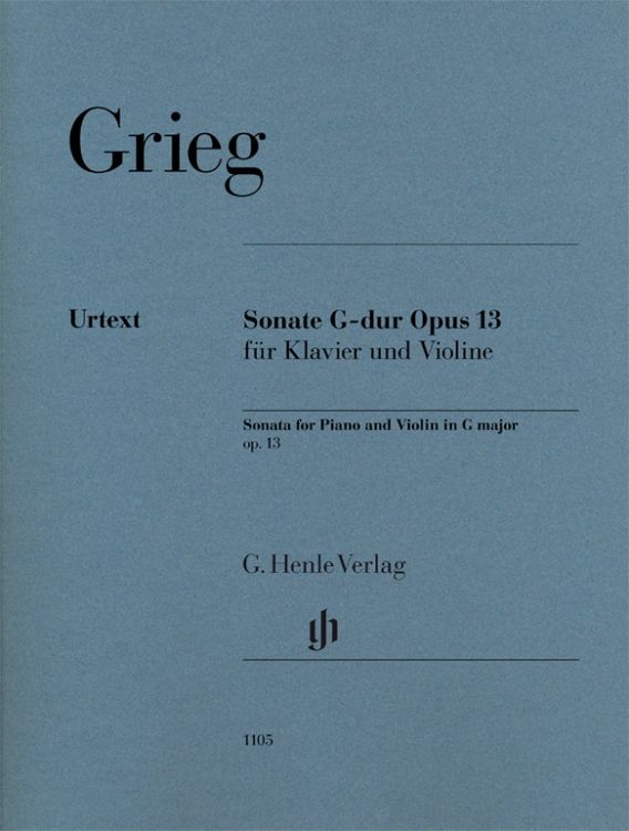 Produktbild: Edvard Grieg - Violinsonate G-dur op. 13
