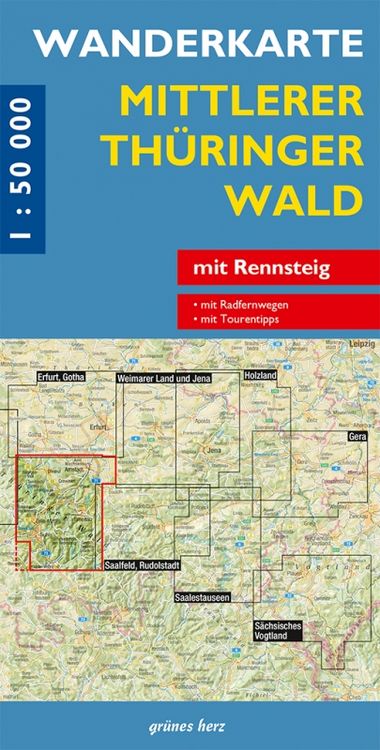 Produktbild: Wanderkarte Mittlerer Th&uuml;ringer Wald