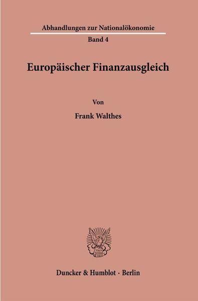 Produktbild: Europ&auml;ischer Finanzausgleich.