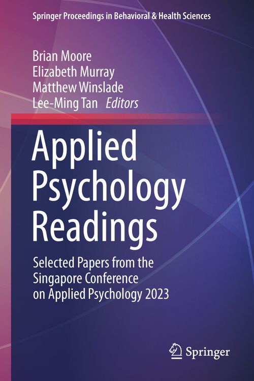 Produktbild: Applied Psychology Readings