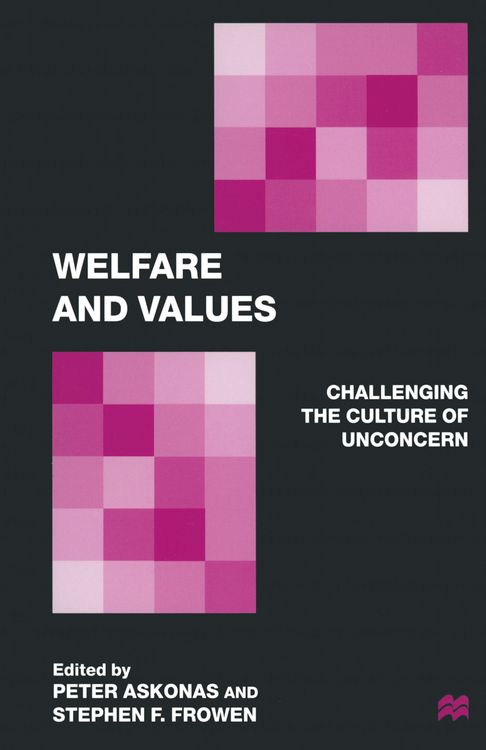 Produktbild: Welfare and Values