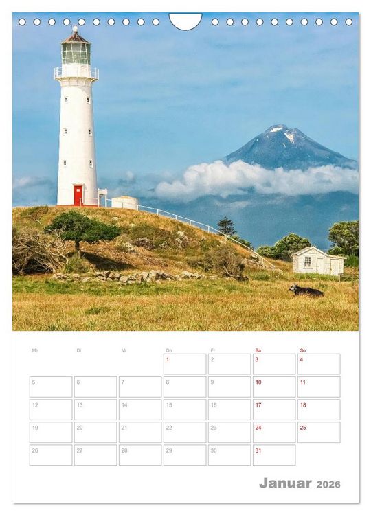 Produktbild: Kalenderplaner g'day Neuseeland 2026 (Wandkalender 2026 DIN A4 hoch), CALVENDO Monatskalender