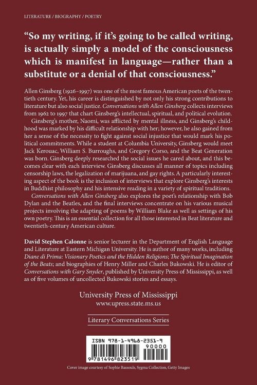 Produktbild: Conversations with Allen Ginsberg