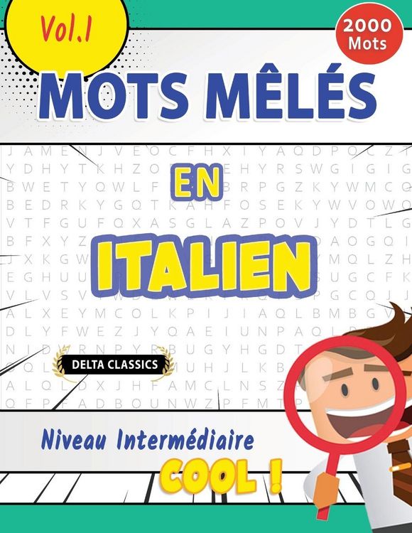 Produktbild: MOTS M&Ecirc;L&Eacute;S EN ITALIEN NIVEAU INTERM&Eacute;DIAIRE - COOL ! VOL.1 - DELTA CLASSICS