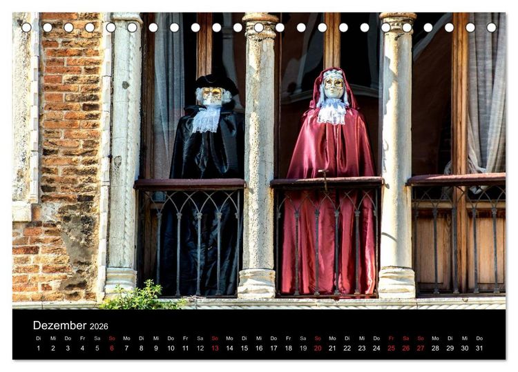 Produktbild: Venedig - la Serenissima (Tischkalender 2026 DIN A5 quer), CALVENDO Monatskalender