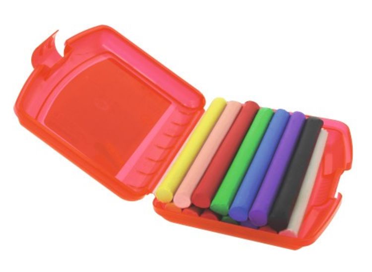 Produktbild: Pelikan Kinderknete Creaplast® 10 Farben im roten Etui, 240g