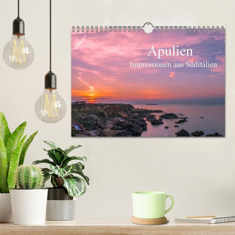 Produktbild: Apulien - Impressionen aus S&uuml;ditalien (Wandkalender 2026 DIN A4 quer), CALVENDO Monatskalender