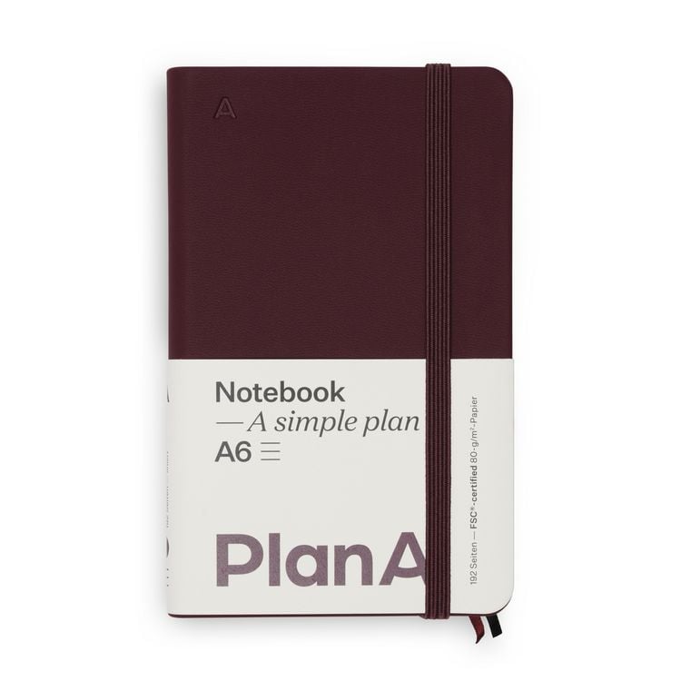 Produktbild: Notizbuch A6 Hardcover Cozy Fig Liniert, 192 Seiten