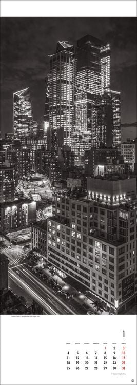 Produktbild: New York Vertical Kalender 2027