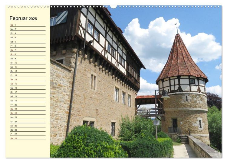 Produktbild: Sehenswertes in Baden-W&uuml;rttemberg erleben (hochwertiger Premium Wandkalender 2026 DIN A2 quer), Kunstdruck in Hochglanz