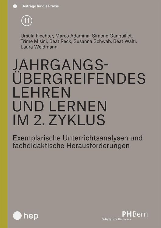 Produktbild: Jahrgangs&uuml;bergreifendes Lehren und Lernen im 2. Zyklus (E-Book)