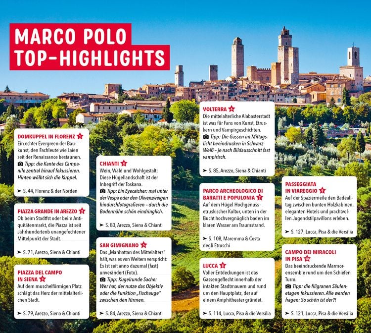 Produktbild: MARCO POLO Reisef&uuml;hrer Toskana