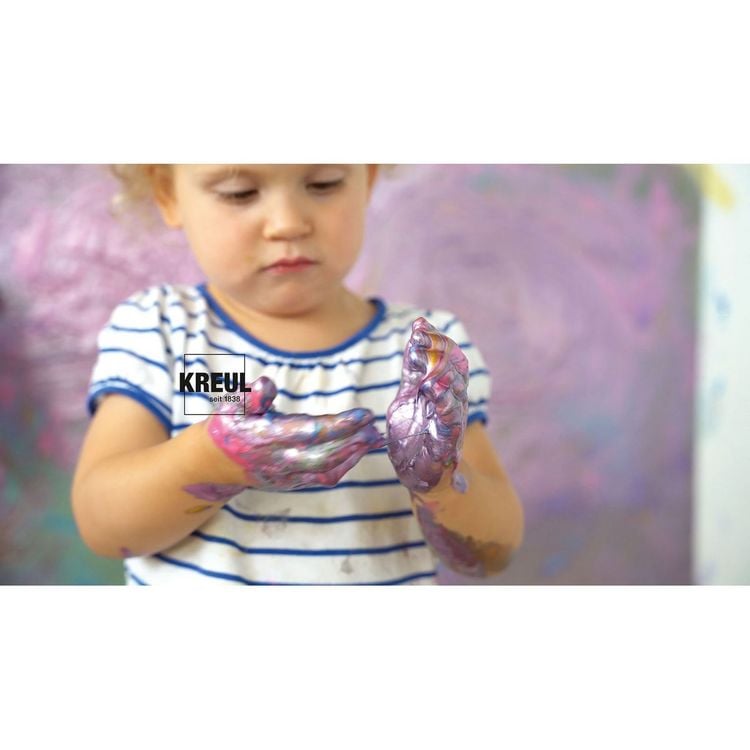 Produktbild: KREUL Fingerfarbe MUCKi Funkel 6er Set 150 ml