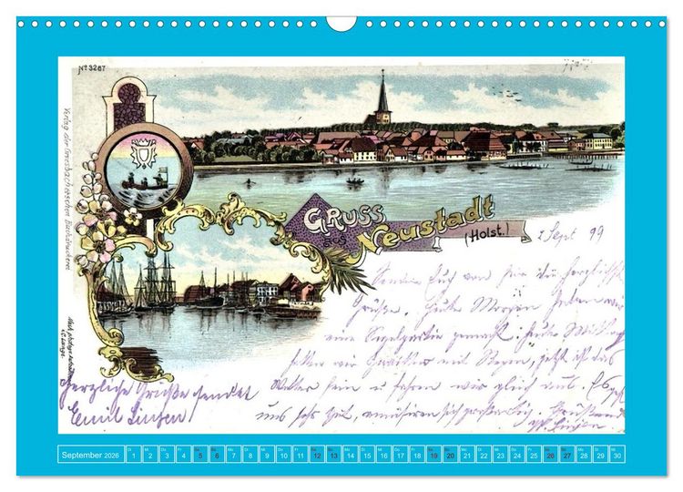 Produktbild: Gru&szlig; aus Neustadt in Holstein (Wandkalender 2026 DIN A3 quer), CALVENDO Monatskalender