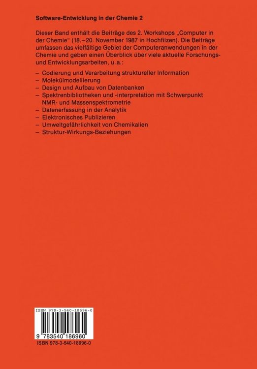 Produktbild: Software-Entwicklung in der Chemie 2