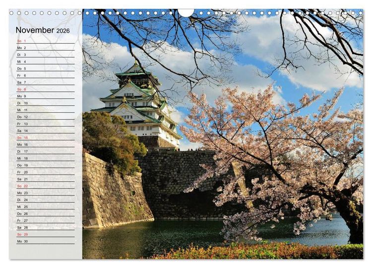 Produktbild: Japan. Im Land der aufgehenden Sonne (Wandkalender 2026 DIN A3 quer), CALVENDO Monatskalender