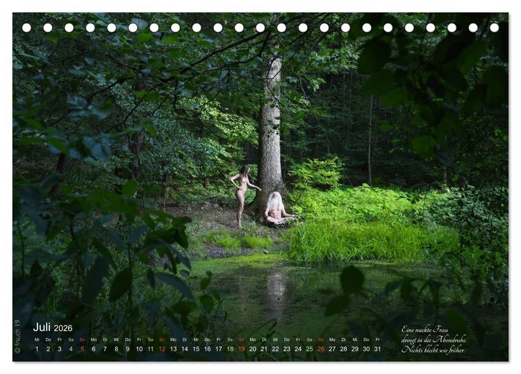 Produktbild: HAIKU AM TEICH (Tischkalender 2026 DIN A5 quer), CALVENDO Monatskalender
