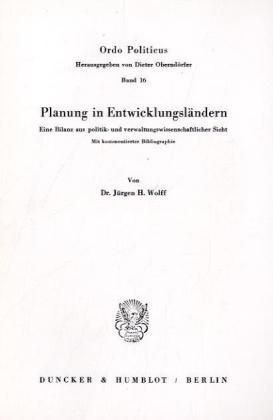 Produktbild: Planung in Entwicklungsl&auml;ndern.
