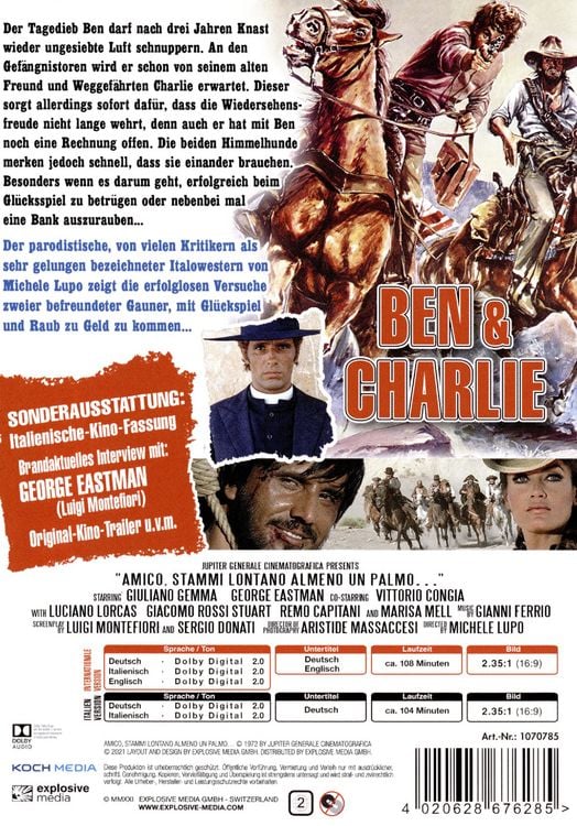 Produktbild: Ben & Charlie [2 DVDs]