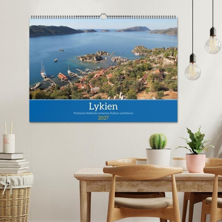 Produktbild: Lykien. T&uuml;rkische S&uuml;dk&uuml;ste zwischen Kalkan und Kemer (Wandkalender 2027 DIN A2 quer), CALVENDO Monatskalender
