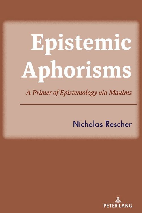 Produktbild: Epistemic Aphorisms