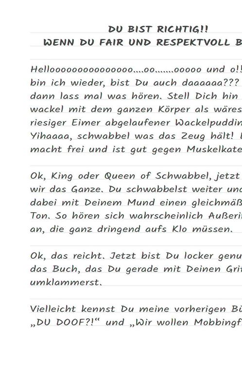 Produktbild: Du bist richtig! Sei fair und respektvoll!