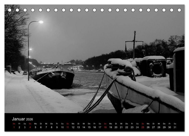 Produktbild: Hannover Monochrome Impressionen (Tischkalender 2026 DIN A5 quer), CALVENDO Monatskalender