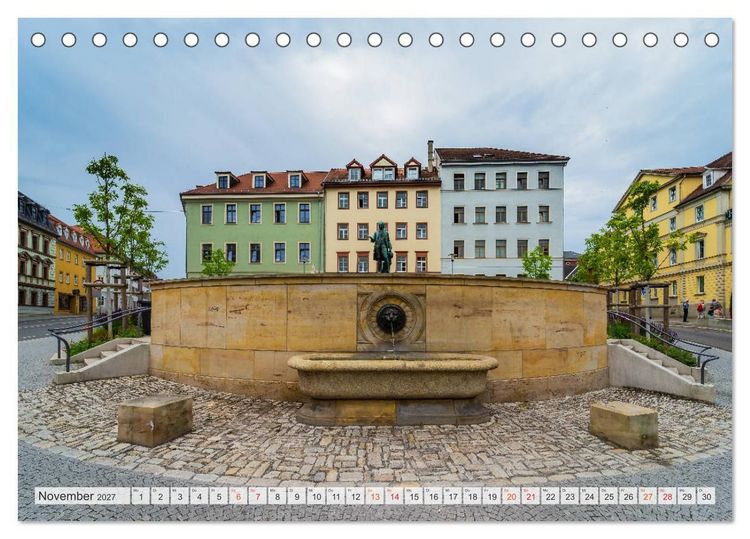 Produktbild: Weimar Impressionen (Tischkalender 2027 DIN A5 quer), CALVENDO Monatskalender