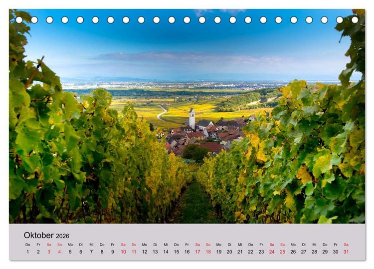 Produktbild: Wundervolles Frankreich (Tischkalender 2026 DIN A5 quer), CALVENDO Monatskalender