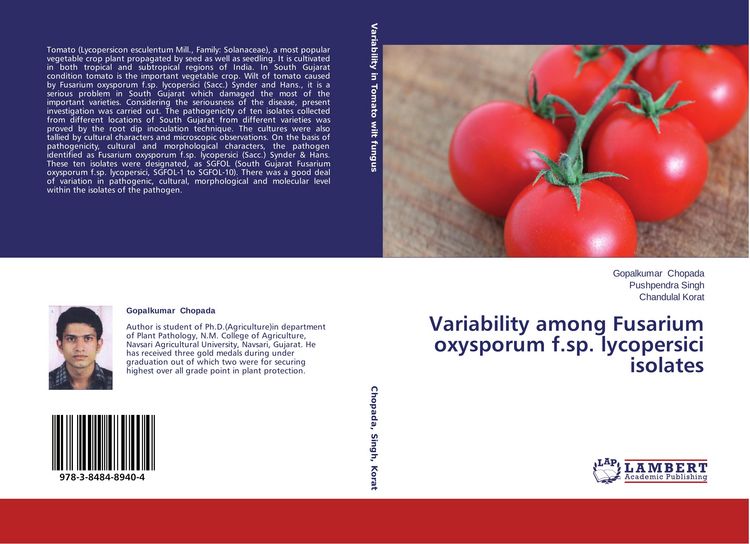 Produktbild: Variability among Fusarium oxysporum f.sp. lycopersici isolates