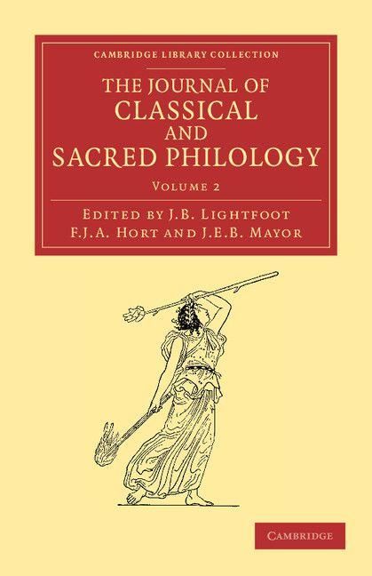 Produktbild: The Journal of Classical and Sacred Philology