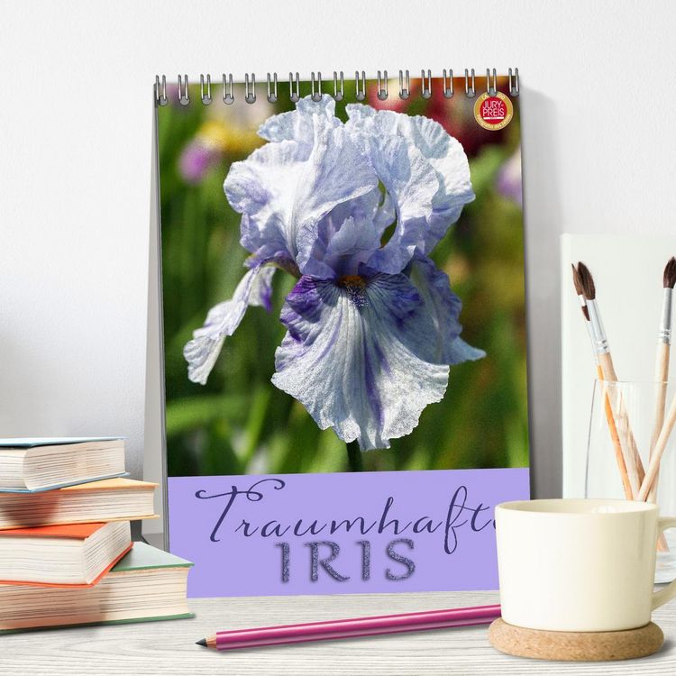 Produktbild: Traumhafte Iris (Tischkalender 2026 DIN A5 hoch), CALVENDO Monatskalender