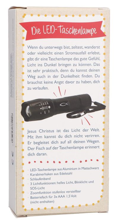 Produktbild: LED-Taschenlampe - Jesus macht mein Leben hell