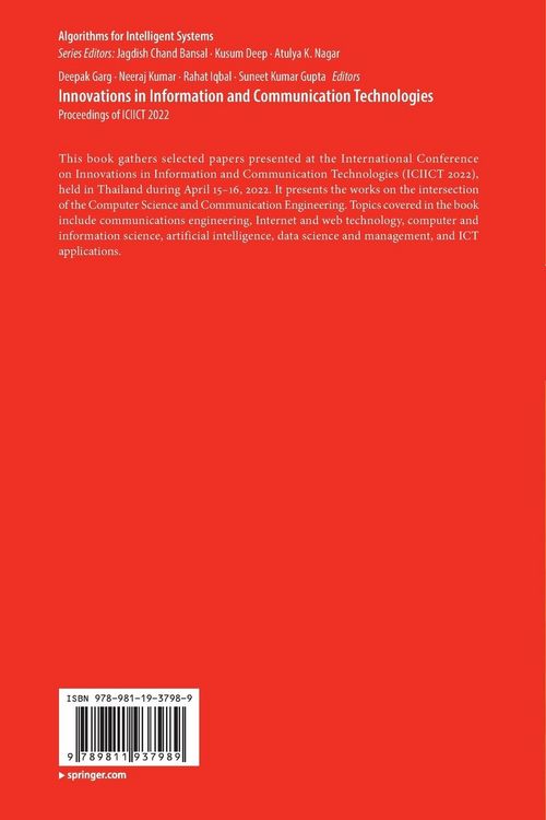 Produktbild: Innovations in Information and Communication Technologies