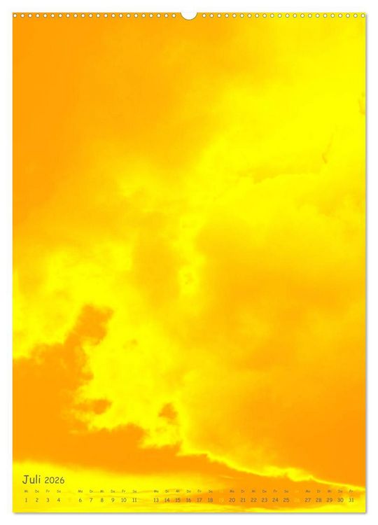 Produktbild: Aquarelle am Himmel (hochwertiger Premium Wandkalender 2026 DIN A2 hoch), Kunstdruck in Hochglanz