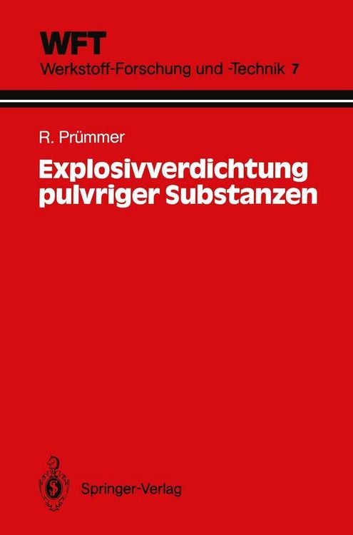 Produktbild: Explosivverdichtung pulvriger Substanzen