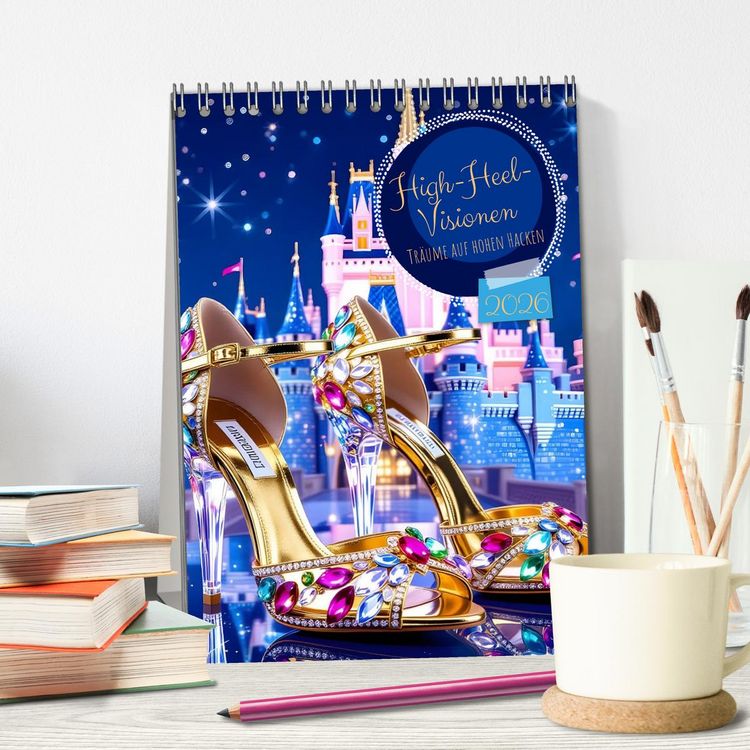 Produktbild: High-Heel-Visionen (Tischkalender 2026 DIN A5 hoch), CALVENDO Monatskalender