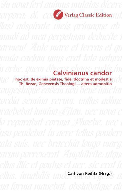 Produktbild: Calvinianus candor