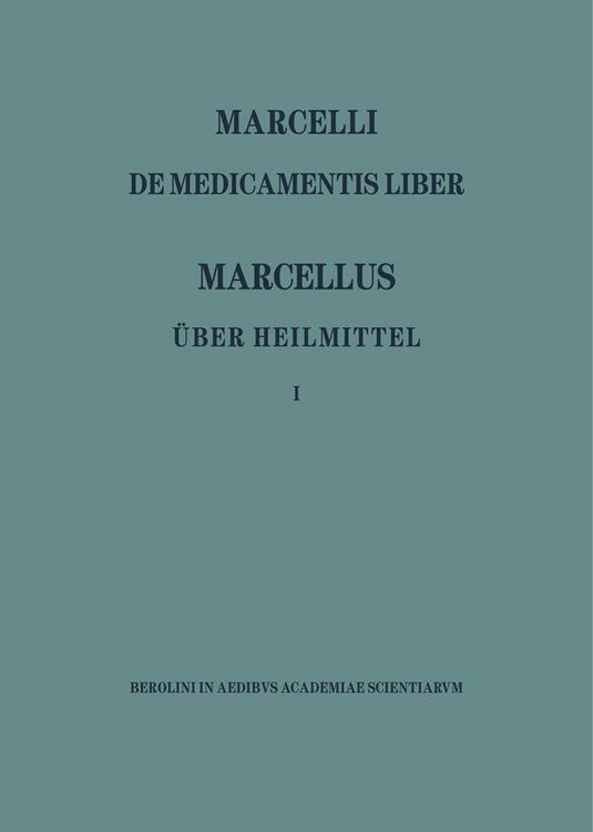 Produktbild: Marcellus - &Uuml;ber Heilmittel 1