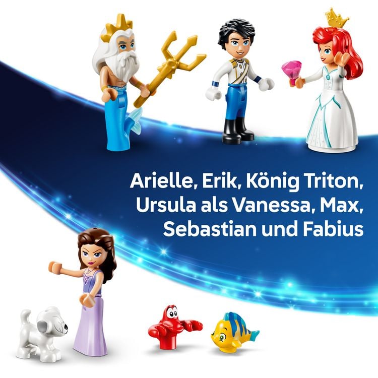 Produktbild: LEGO ǀ Disney Princess 43299 Arielles K&ouml;nigliches Hochzeitsboot, 7 Figuren f&uuml;r Kinder ab 6 Jahren