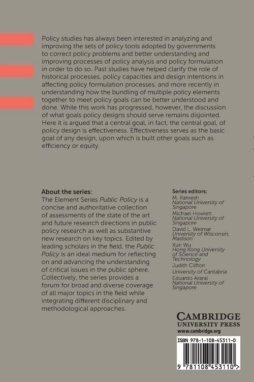 Produktbild: Designing for Policy Effectiveness