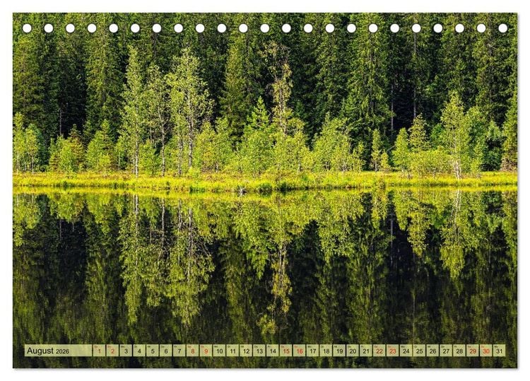 Produktbild: Karseen im Nordschwarzwald (Tischkalender 2026 DIN A5 quer), CALVENDO Monatskalender