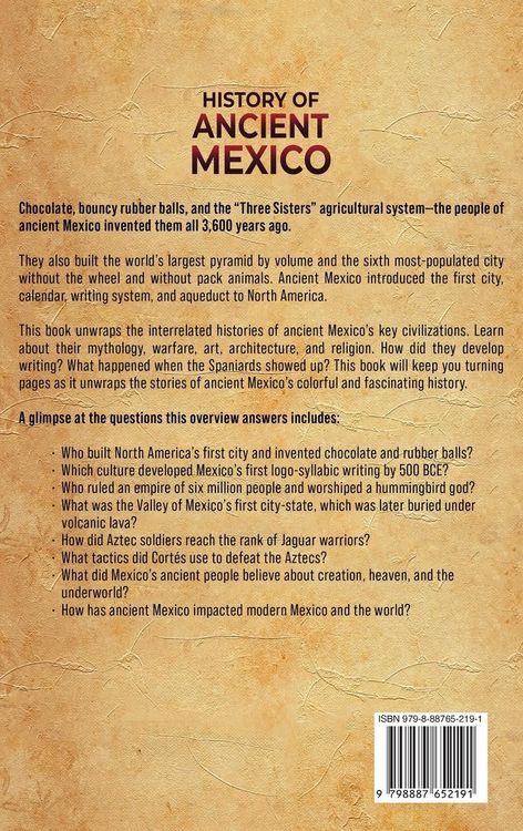 Produktbild: History of Ancient Mexico