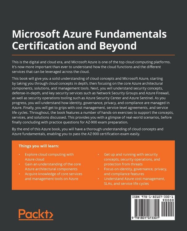 Produktbild: Microsoft Azure Fundamentals Certification and Beyond