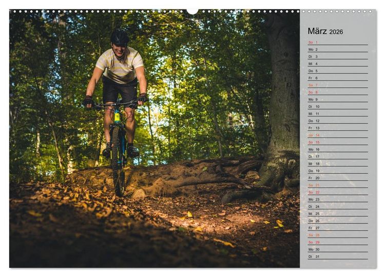 Produktbild: Mountainbike Action (Wandkalender 2026 DIN A2 quer), CALVENDO Monatskalender