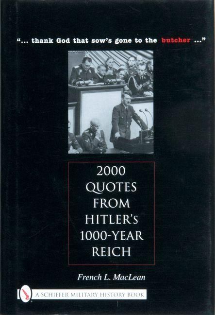 Produktbild: 2000 Quotes from Hitler's 1000-Year Reich