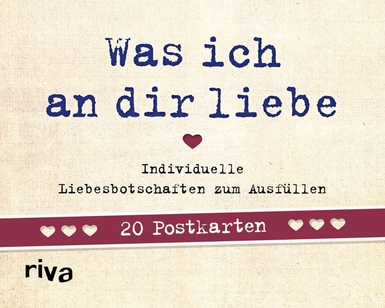 Produktbild: Was ich an dir liebe &ndash; 20 Postkarten
